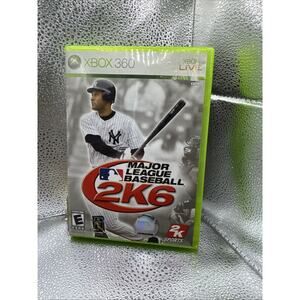 MLB 2K6 Xbox 360 W/ Case - No Manual